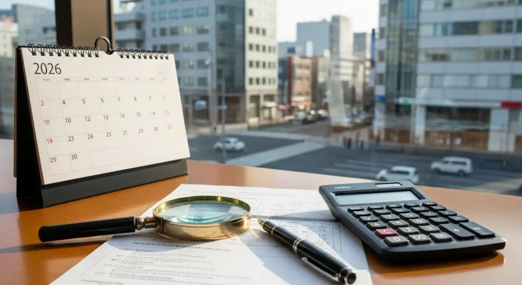 2026年度の宇都宮市空き家解体補助金の予算発表に向けた準備イメージ