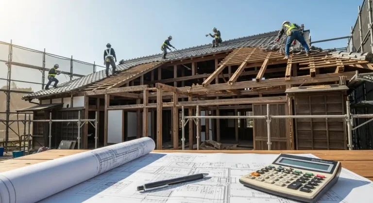 宇都宮市の木造住宅解体工事の計画と費用計算のイメージ